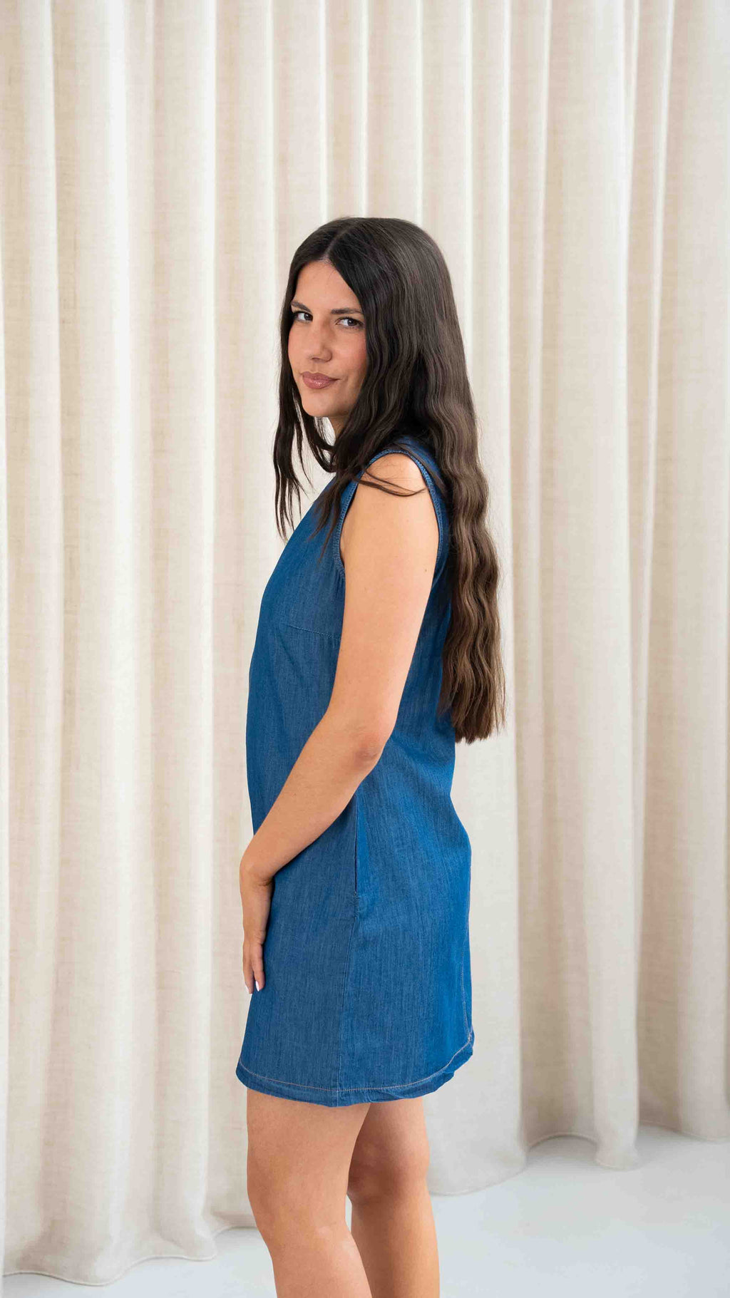 Robe en jean Alba