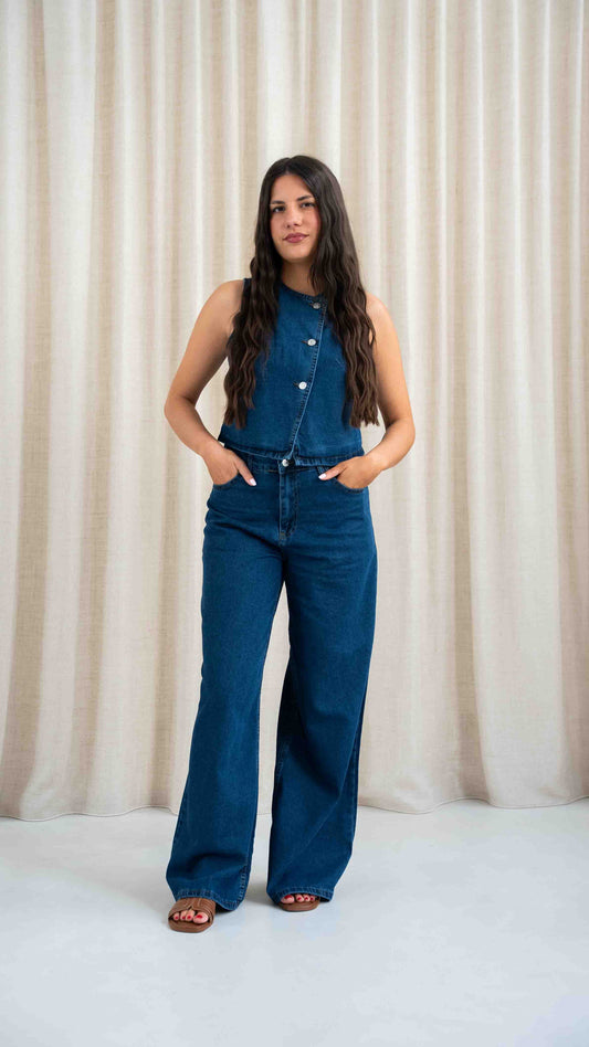 Top en jean Monica