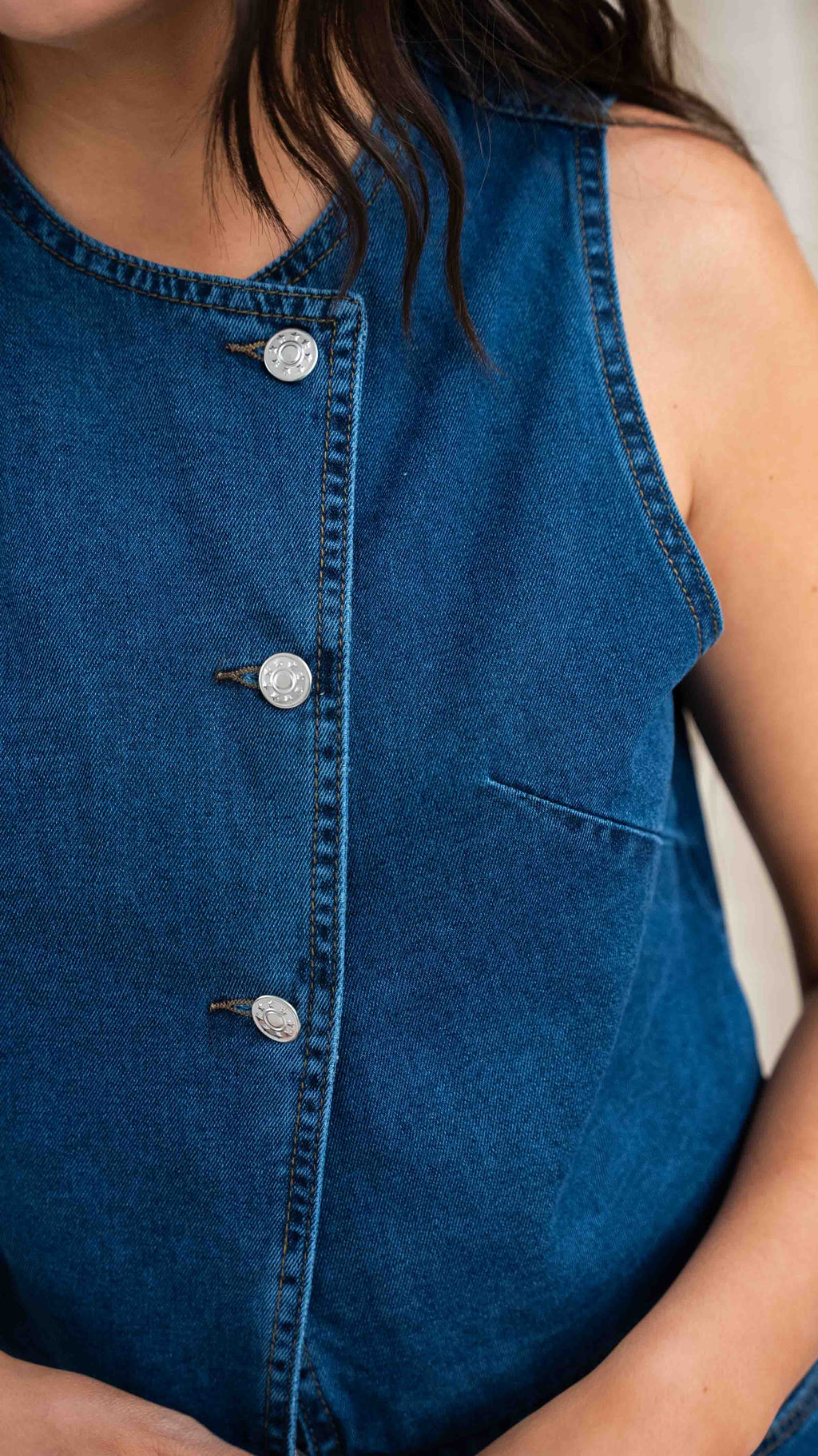 Top en jean Monica